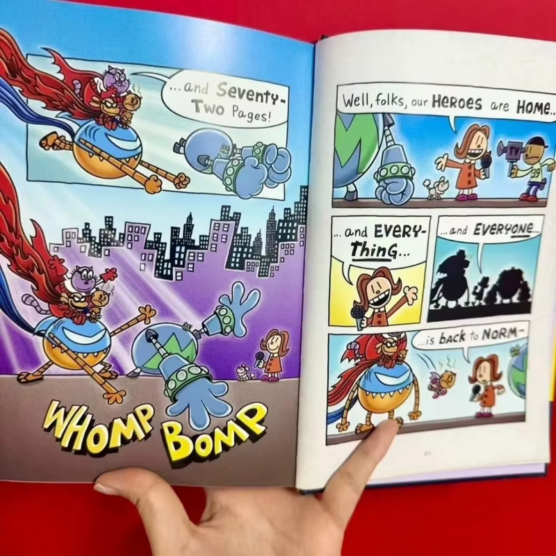 19 livres/ensemble en broché, Les Aventures de Dog Man, la collection épicée, en anglais, pour enfants, humoristique, roman, manga, bande dessinée