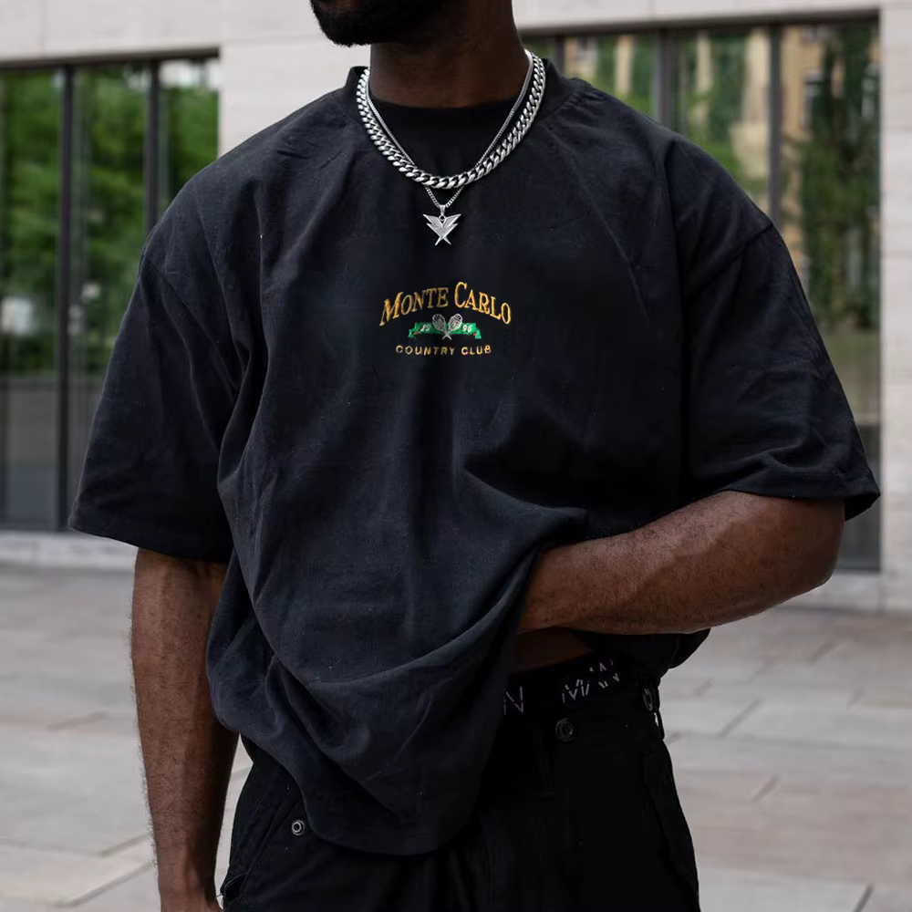 T-shirt surdimensionné à manches courtes pour hommes