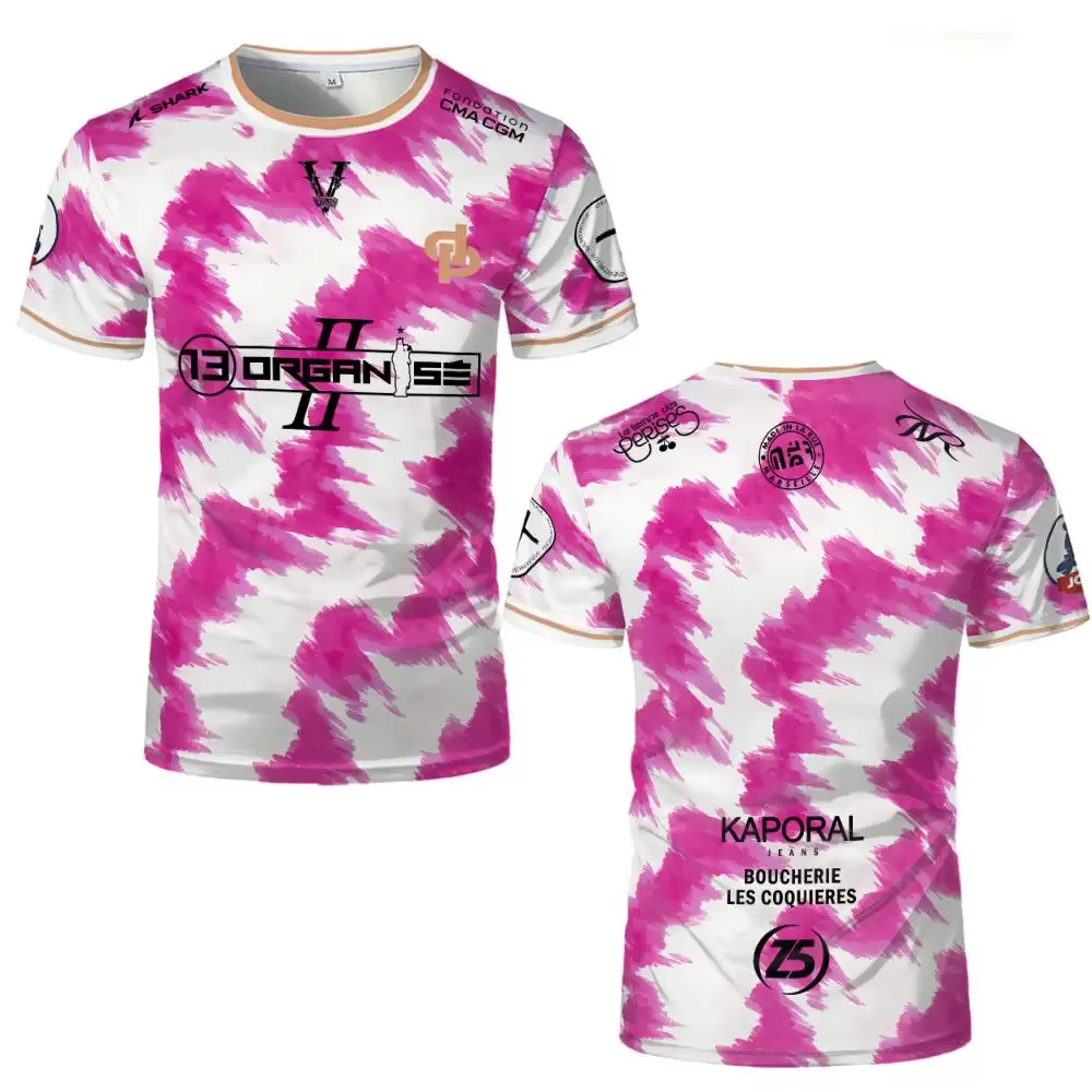 Nouveau T-shirt avec impression intégrale de JUL Marseille Rap 13