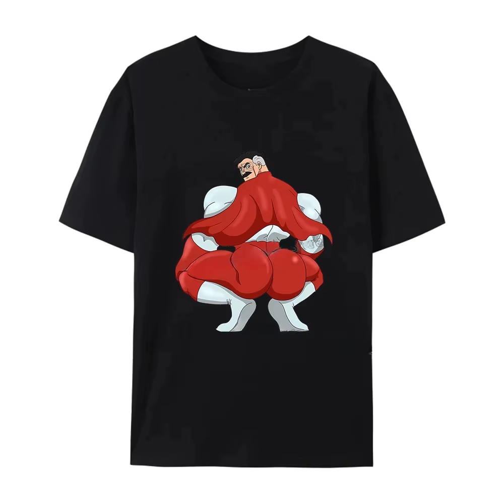 100% coton Invincible T-shirt drôle squelette T-shirt pour hommes