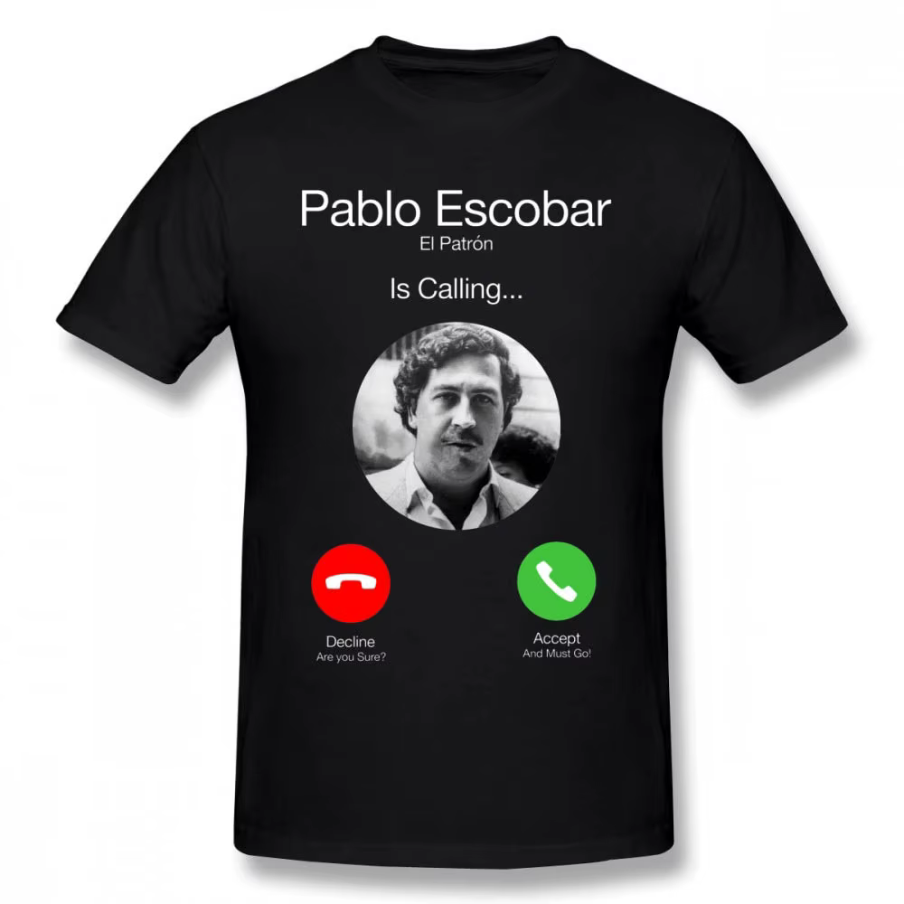 Offre spéciale nouveau T-shirt pour hommes Pablo Escobar Medellin Scarface
