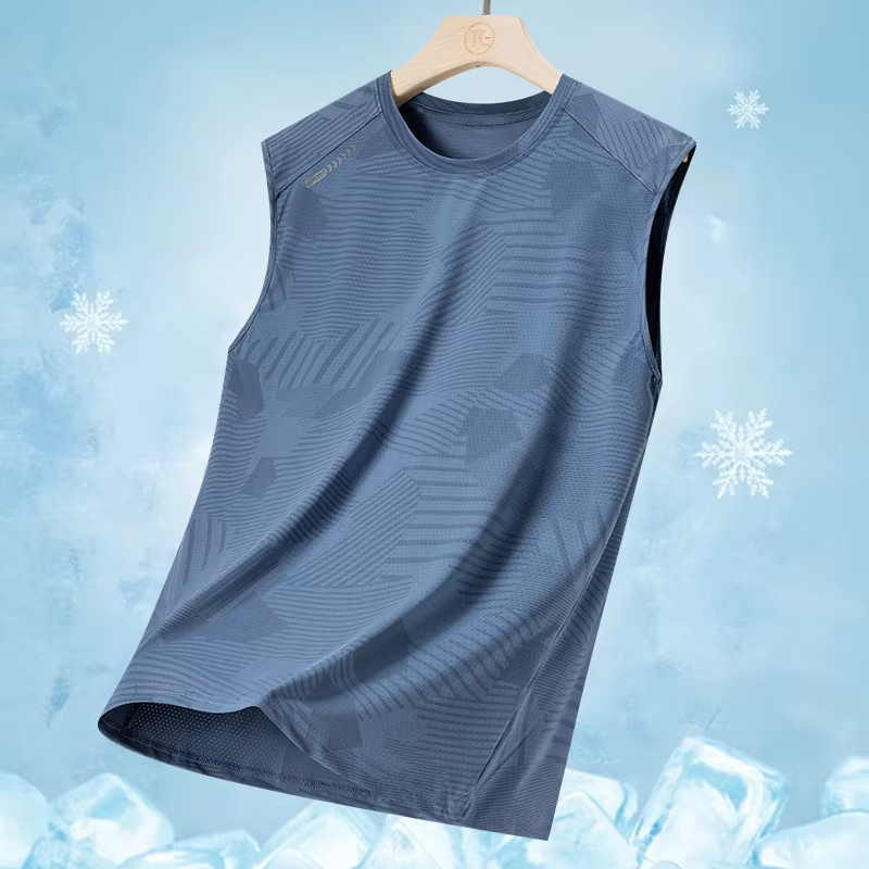 Débardeur de course camouflage pour homme – Tendance été 2026 – Respirant