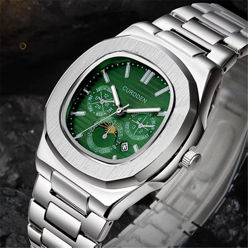 Montre Homme CURDDEN, Montre-bracelet à Quartz pour Homme