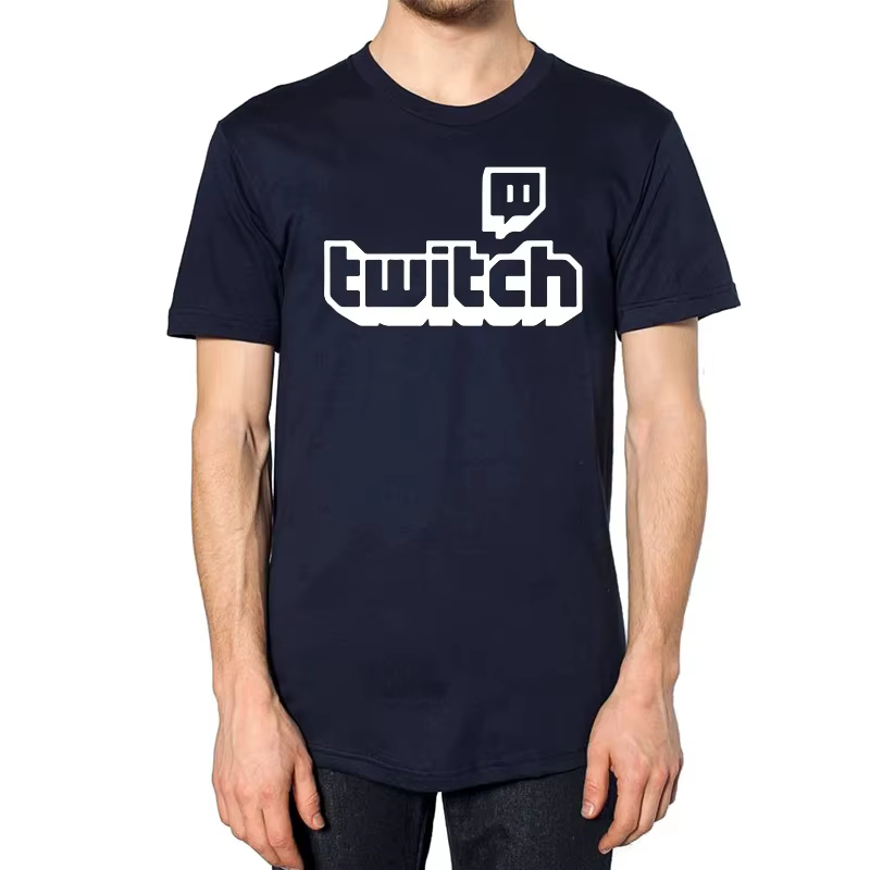T-shirt de jeu personnalisé Twitch Tv pour hommes