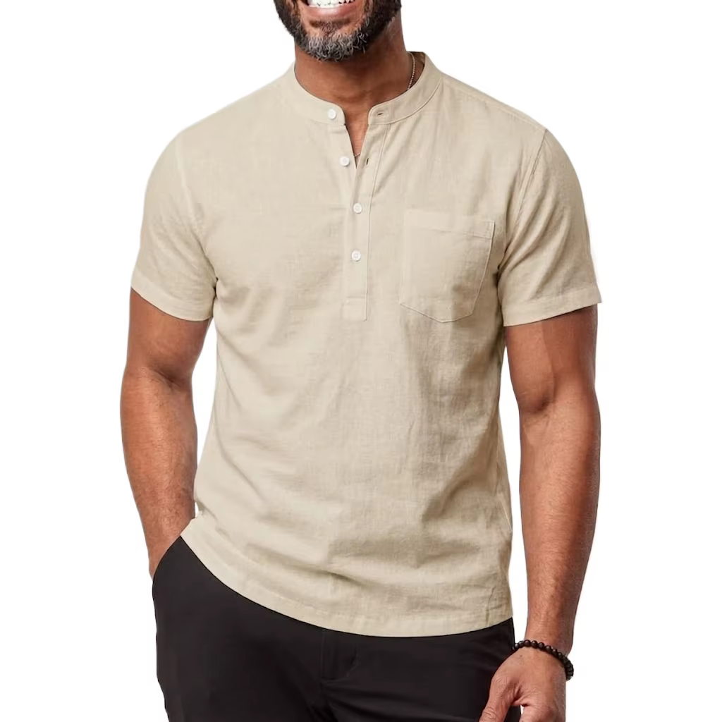 Nouvelle Chemise à Manches Courtes pour Homme