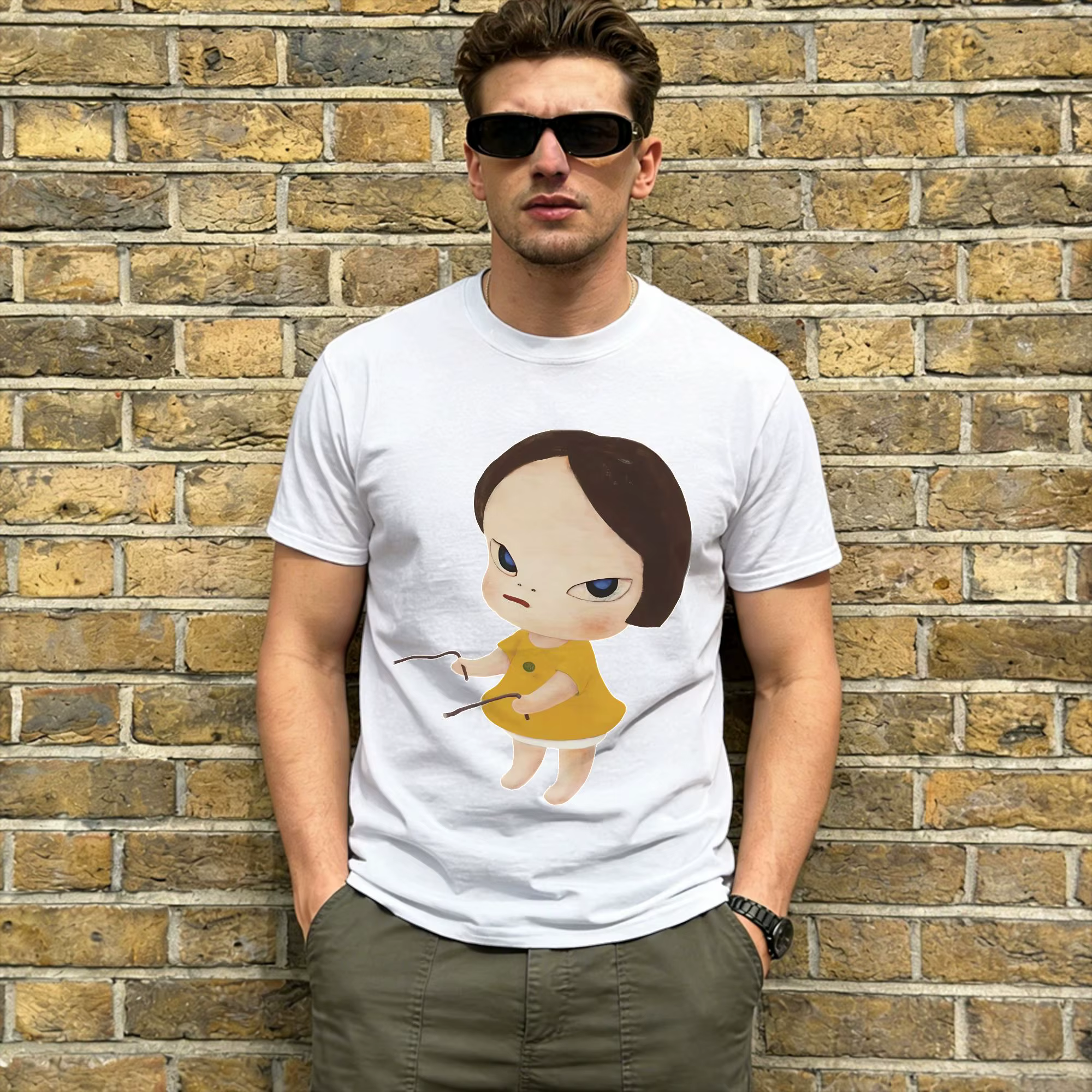 T-shirts pour hommes Yoshitomos Nara