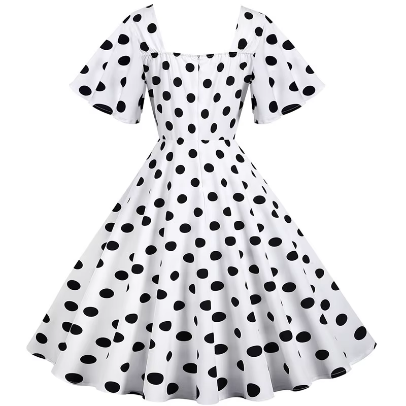 Robe d'été à manches papillon pour femmes