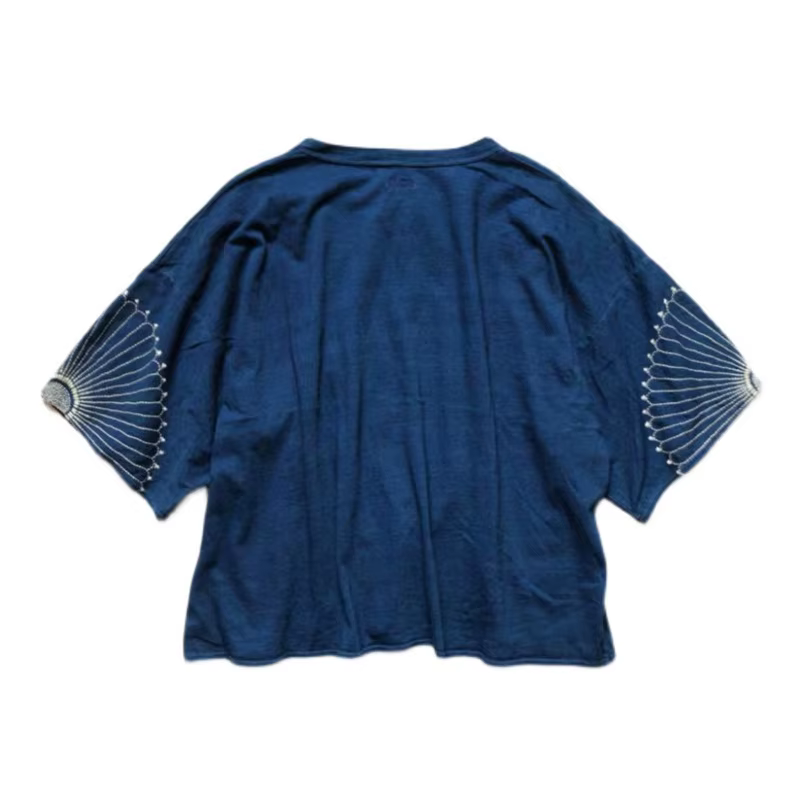 HKSH printemps été nouveaux hommes marée Punk japonais T-shirt coton motif de broderie unisexe demi-longueur manches t-shirts Chic haut HK2355