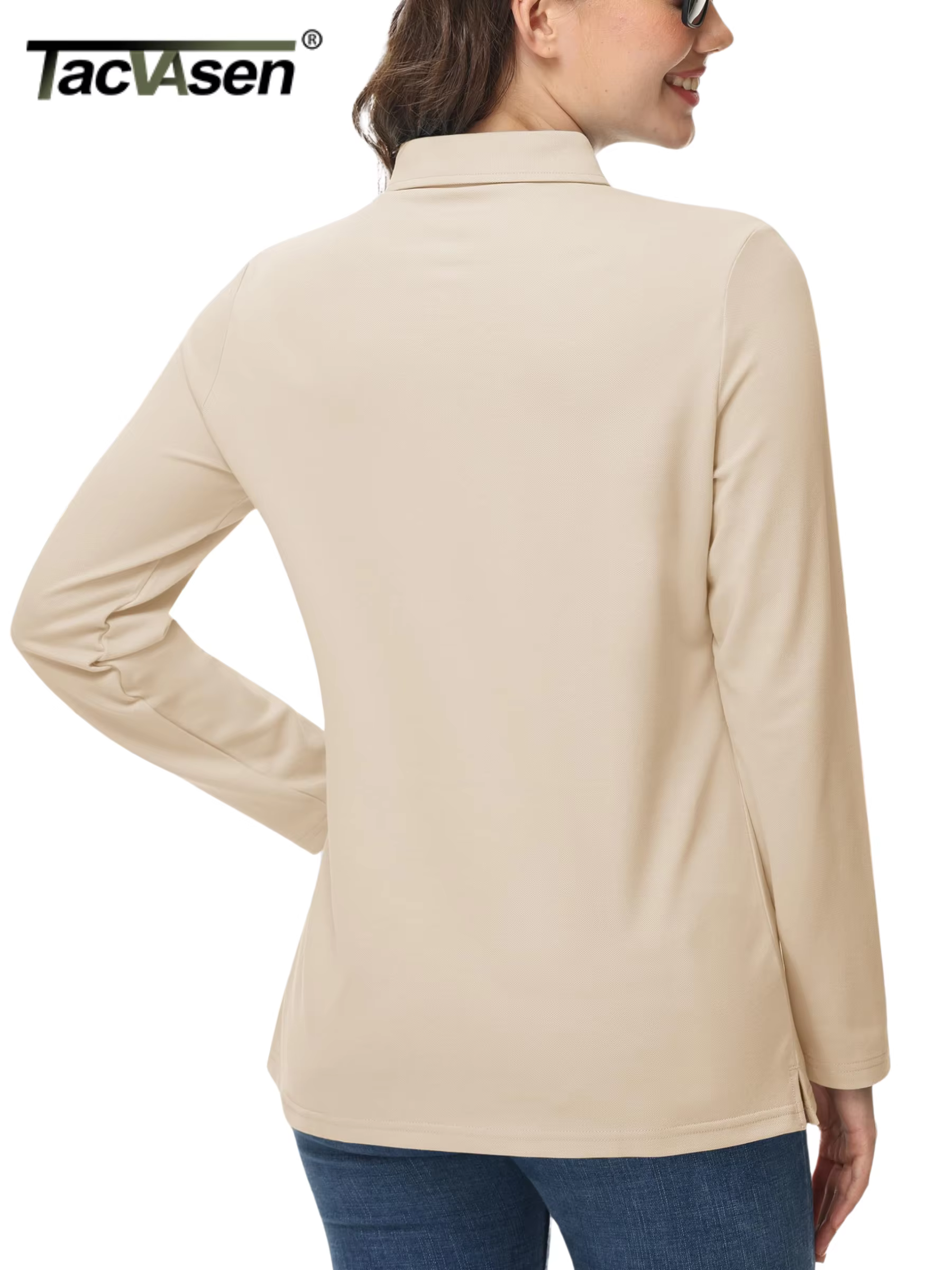 Polos à manches longues pour femmes