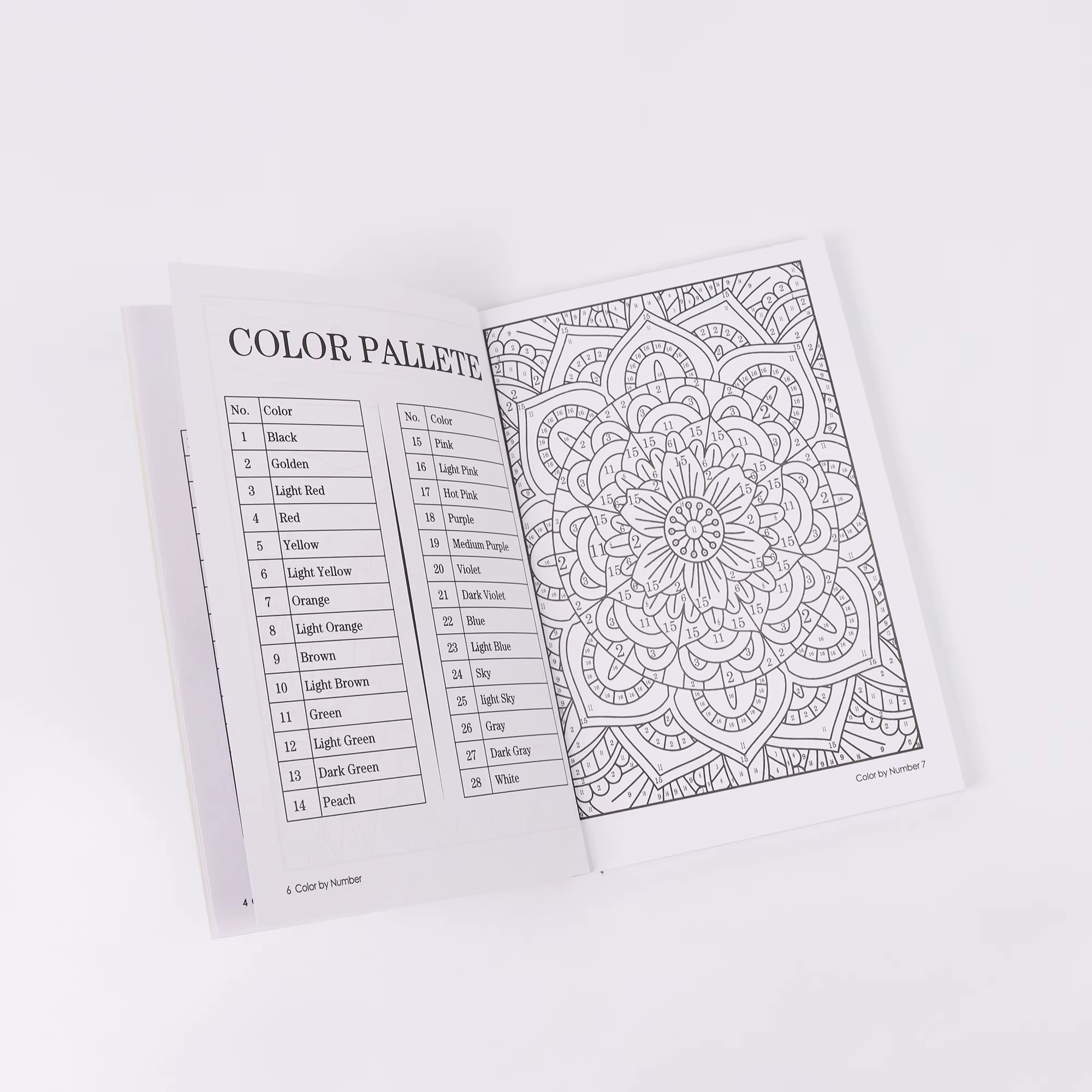 Coloriage par numéros pour adultes : relaxation et soulagement du stress
