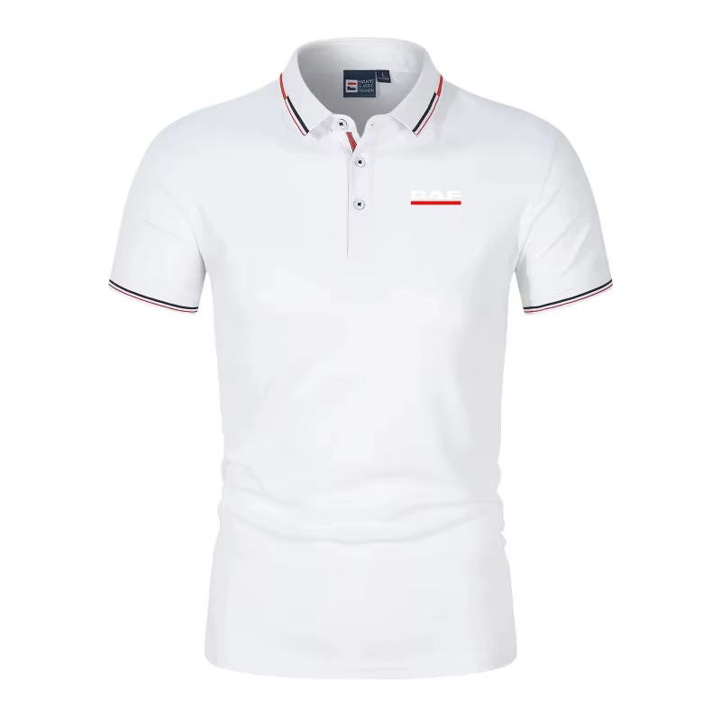 Polo décontracté à manches courtes pour homme