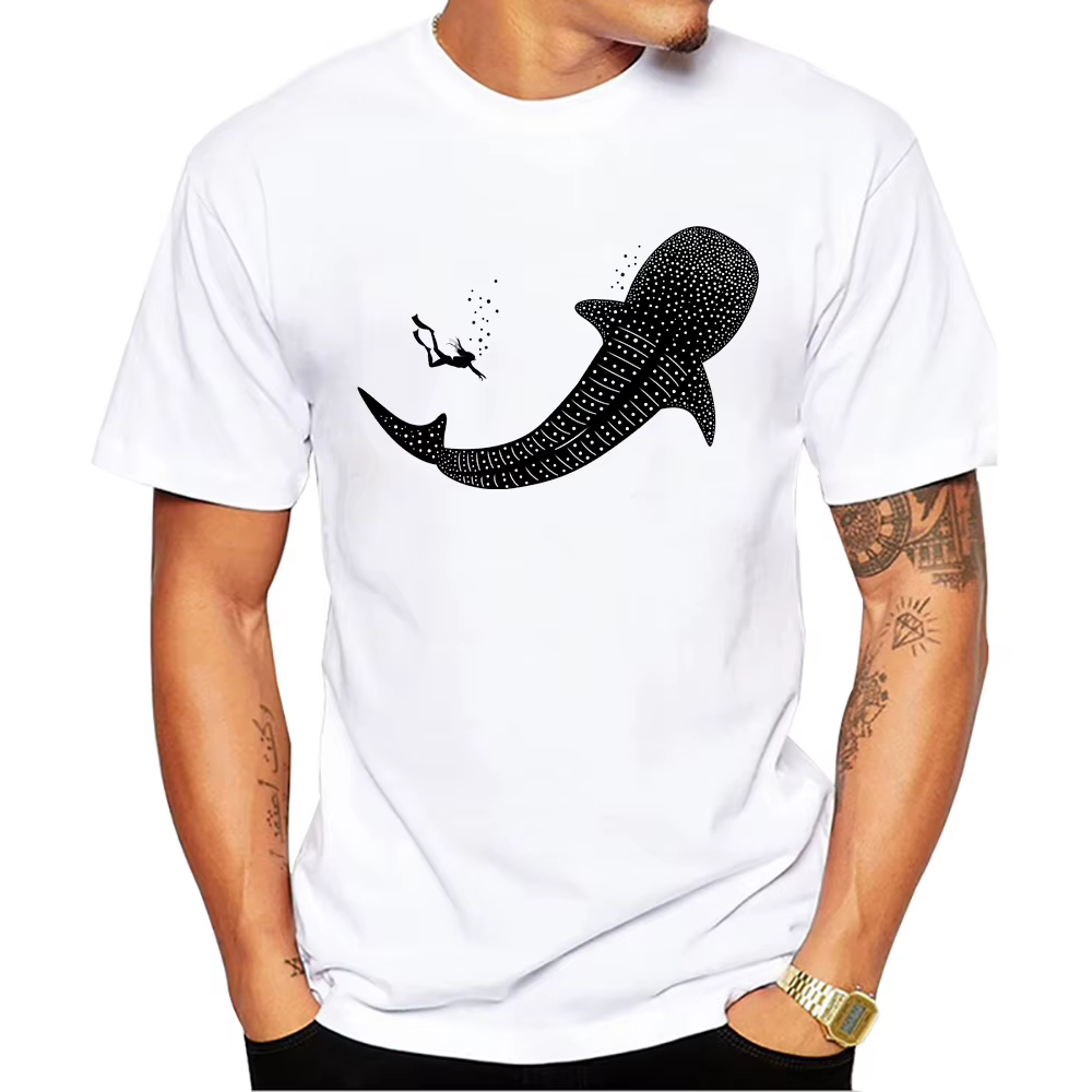 TEEHUB-T-Shirt à Manches Courtes et Col Rond pour Homme Streetwear Décontracté
