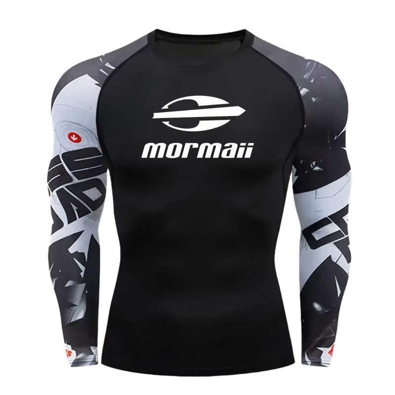 T-shirt de compression à manches longues pour homme