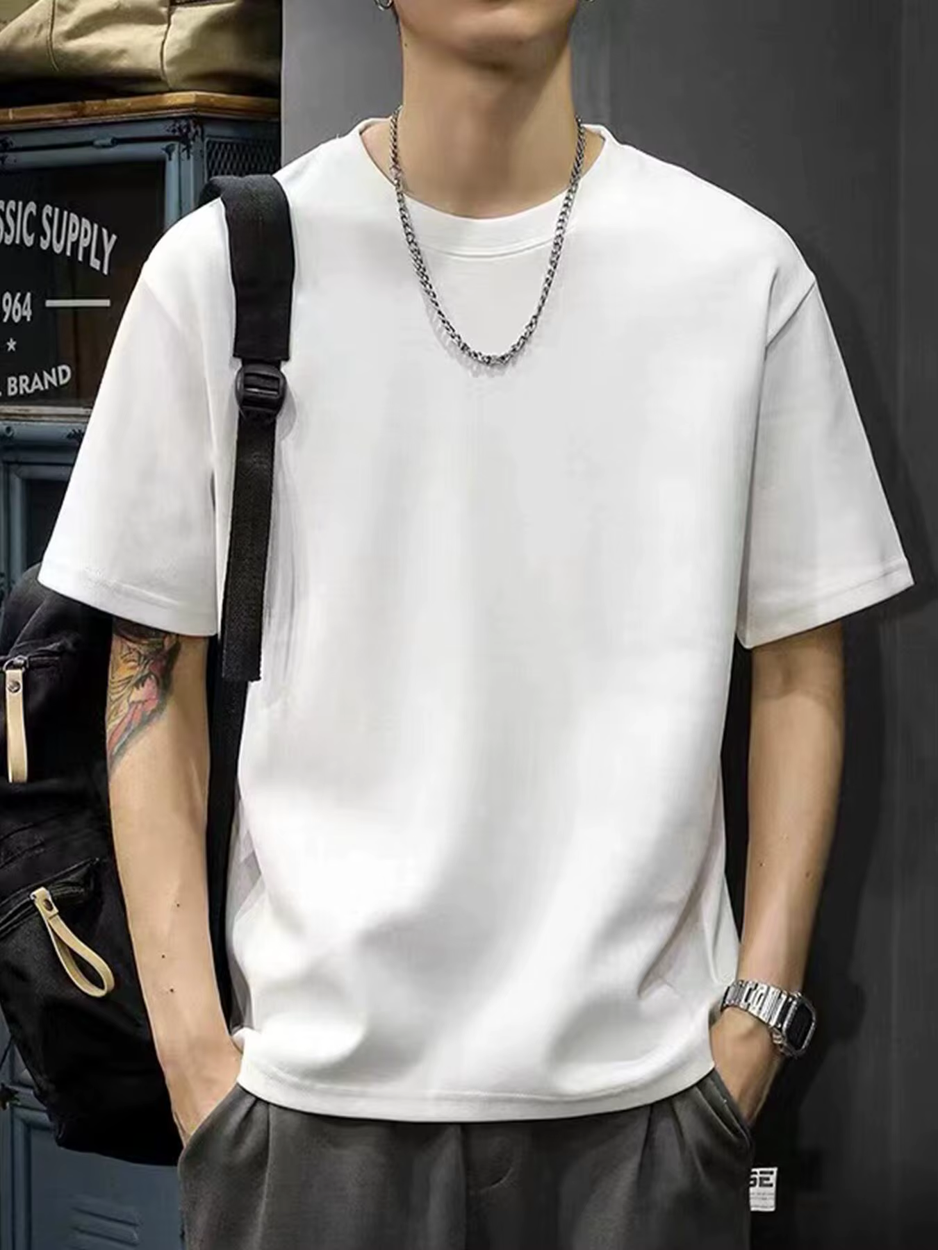 T-shirt 100% coton pour homme