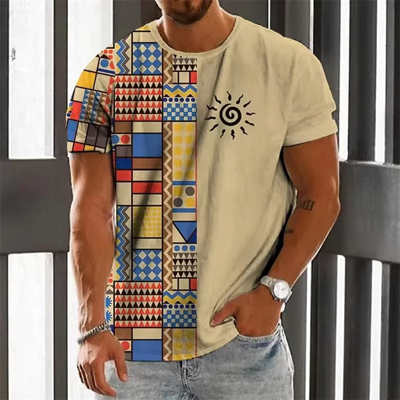 T-shirt pour homme à imprimé ancre nautique