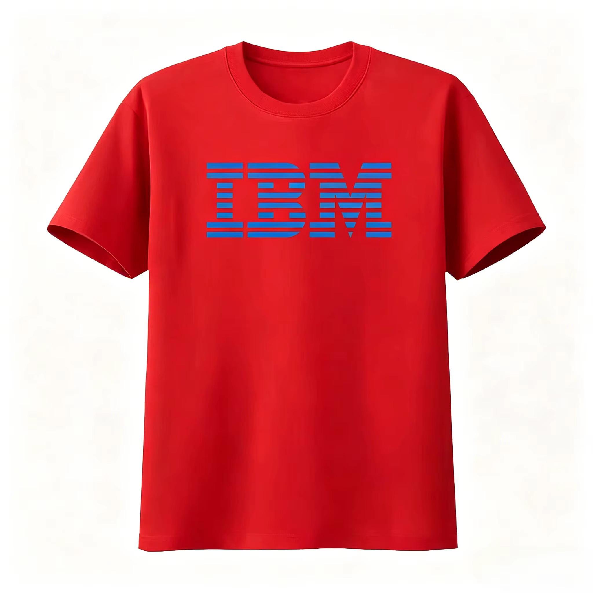 T-shirt IBM – Design élégant bleu et noir pour les passionnés de technologie – Haut décontracté polyvalent – Vêtements