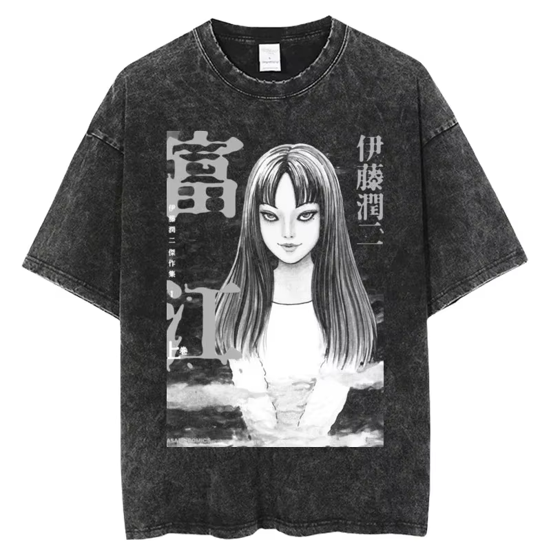 T-shirt graphique Horror Manga Tomie pour hommes et femmes