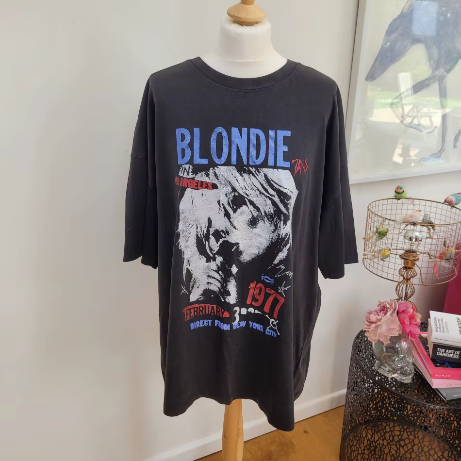 Punk Rock t-shirts Vintage imprimé blond à manches courtes coton T-shirt rétro décontracté hauts amples mode Streetwear unisexe