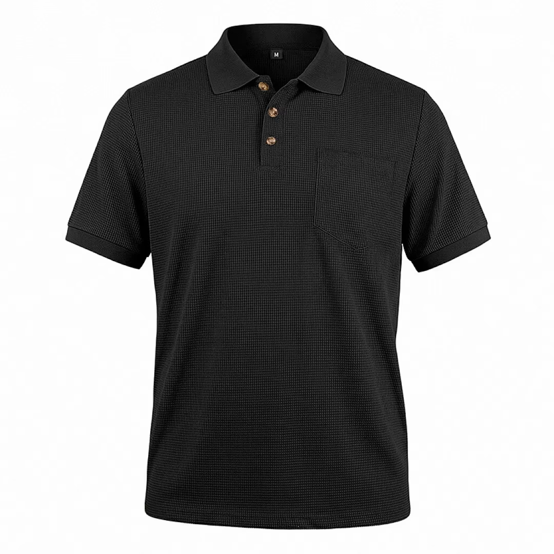 Polo pour homme 2026 – Nouvelle collection été – Tissu gaufré décontracté et respirant – Coupe ample