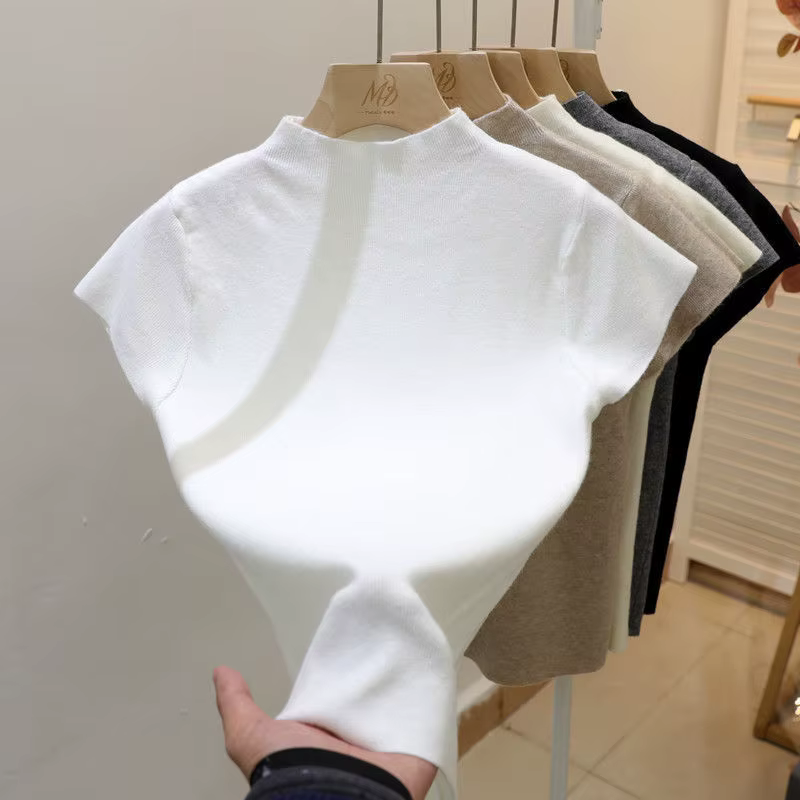 Pull à col roulé pour femme