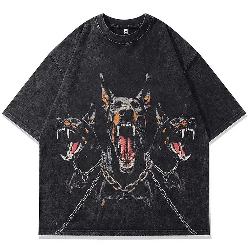 T-shirt à imprimé graphique amusant Doberman Pinscher pour hommes et femmes