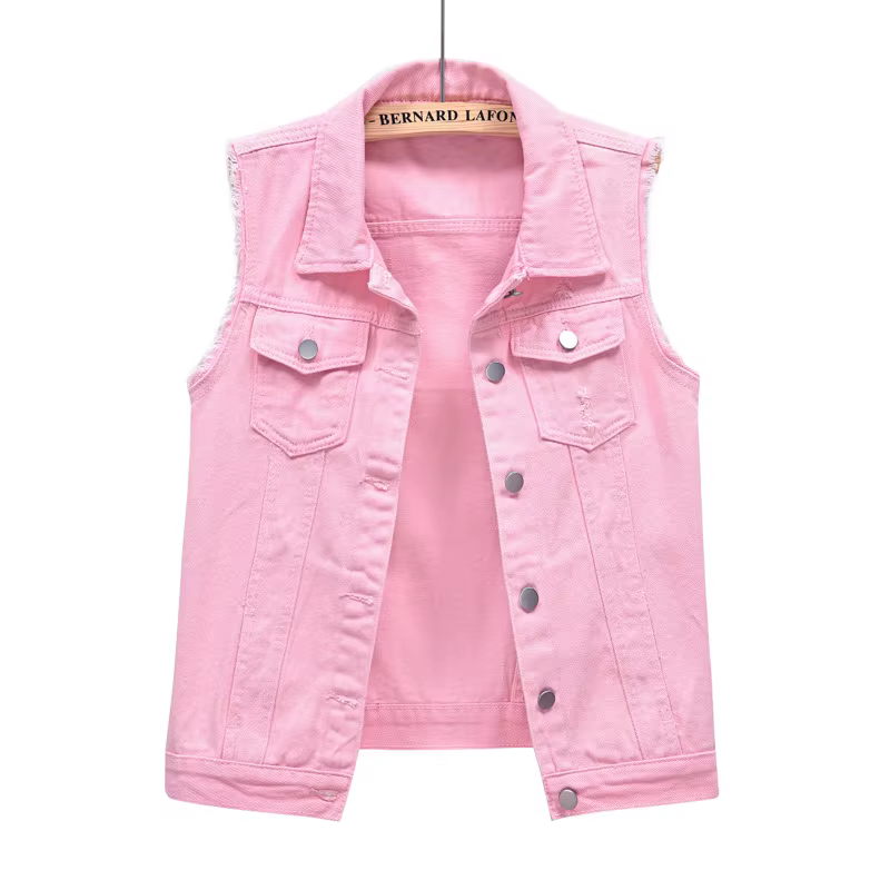 2026 été nouveau violet sans manches gilet veste femmes simple boutonnage revers gilets manteau mode haut décontracté