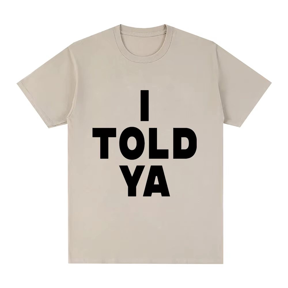 J'ai dit Ya Challengers ZENDAYA T-Shirt hommes Harajuku esthétique graphique Tashi