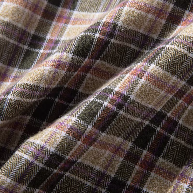 Chemise à carreaux pour hommes