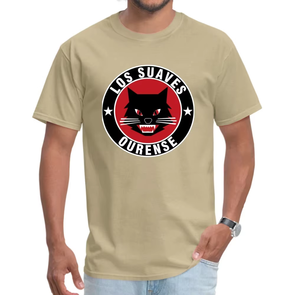 T-shirt imprimé en 3D à col rond pour hommes