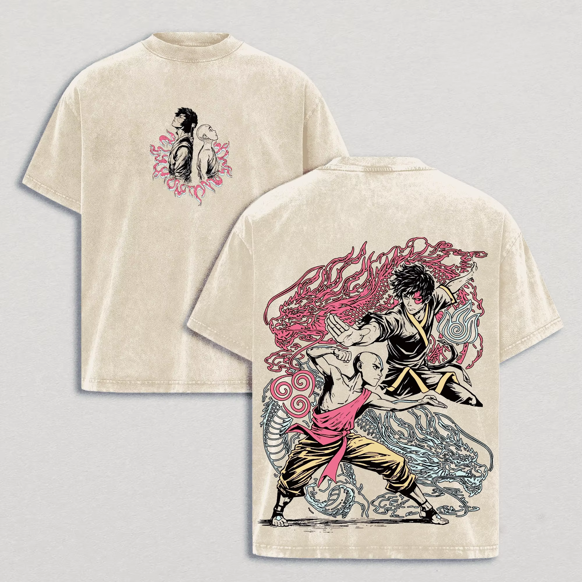 T-shirt imprimé Aang de l'anime Avatar: The Last Airbender