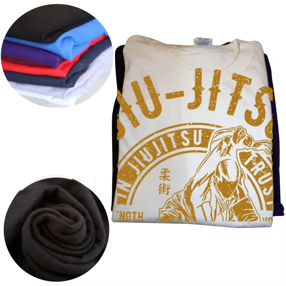 T-shirt 100% coton, Cool et décontracté, à la mode, JIU JITSU BJJ, brésilien Jiu Jitsu, à la mode, 2023
