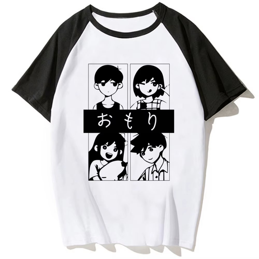 Omori t-shirts femmes japonais été t-shirt fille bande dessinée vêtements