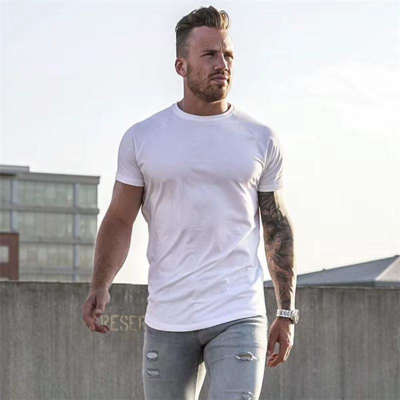 T-shirt uni pour homme
