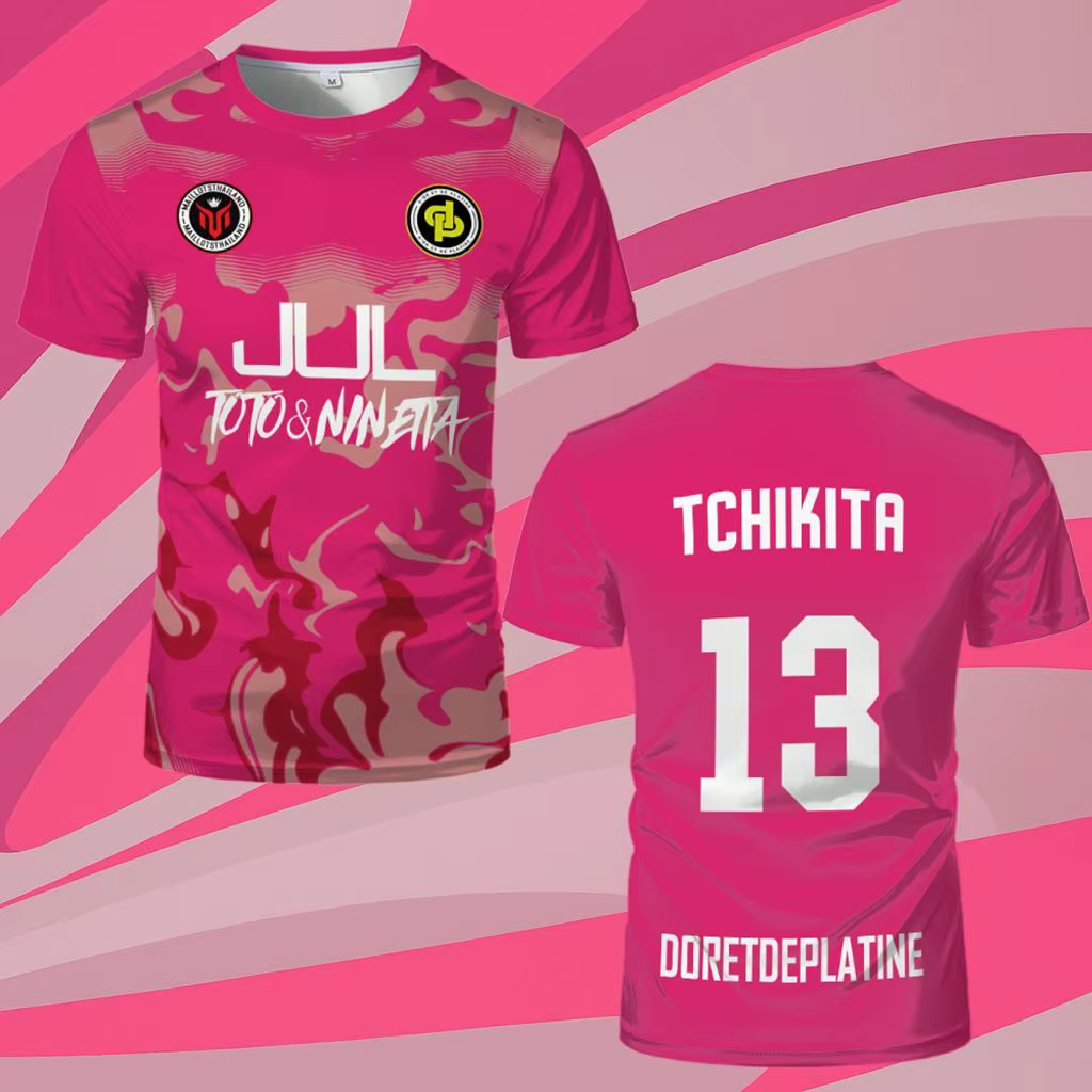Rap français TCHIKITA Maillot JUL T-shirt Juldtp DORETDEPLATINE Modèle imprimé Vêtements de sport respirants Tops confortables