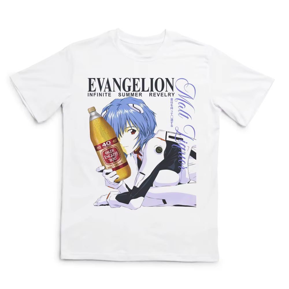 Neon Genesis Evangelion End of Eva Eye Shirt Chemise à manches courtes de style classique unisexe pour hommes et femmes