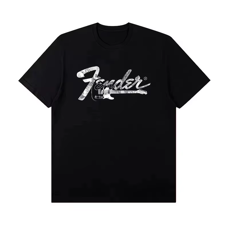 Fender EST 1946 T-shirt avec logo vintage pour hommes et femmes