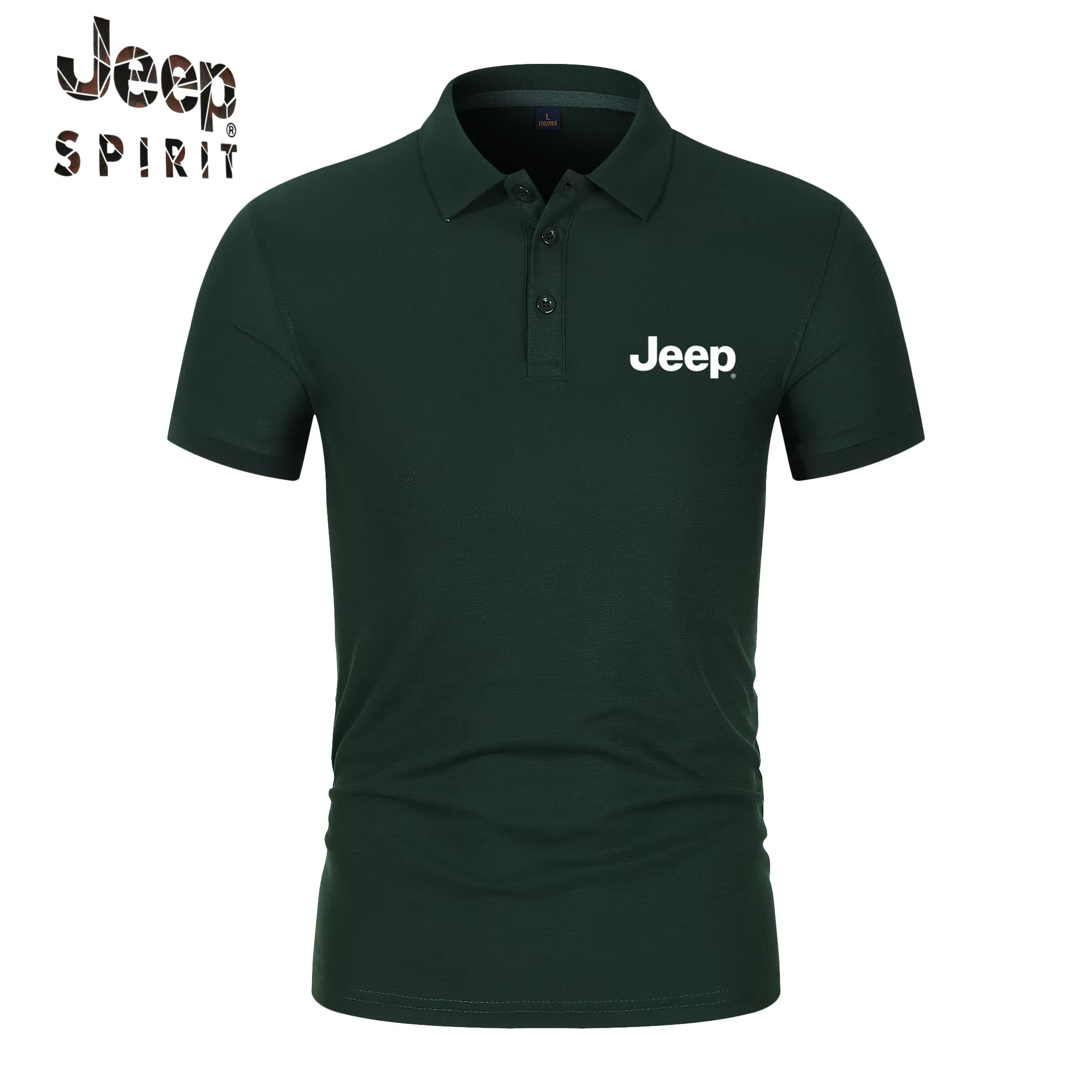 Polo d'été Jeep - T-shirt décontracté à manches courtes respirant pour le golf et le sport - Mode streetwear