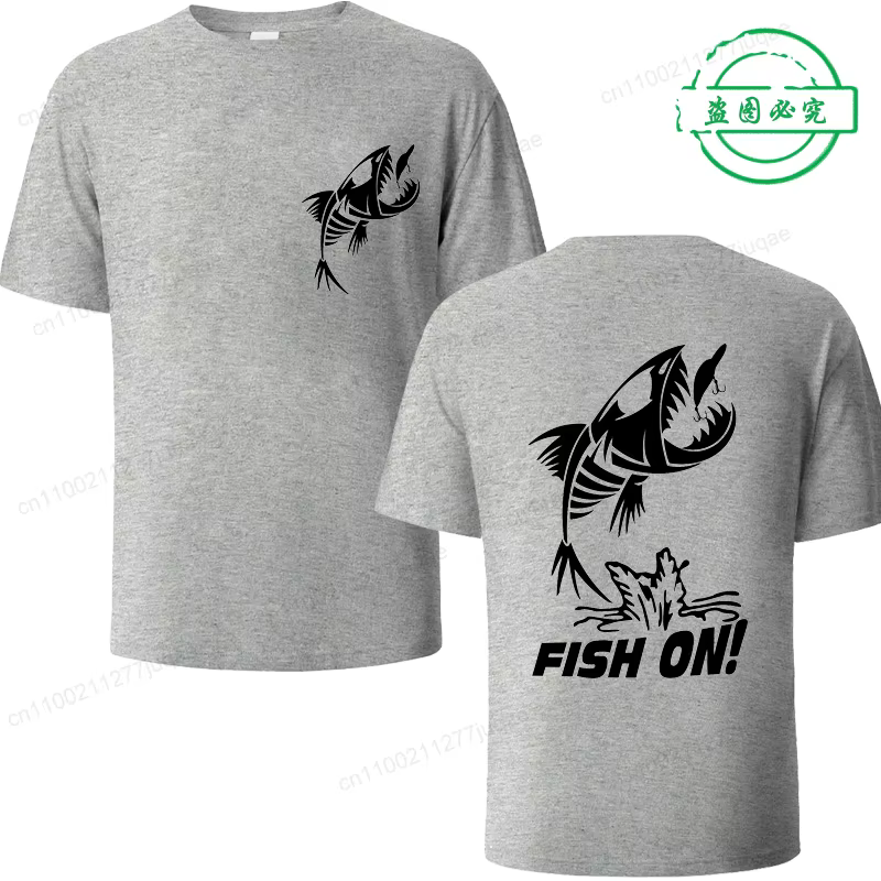 T-shirt drôle pour hommes été pêche pêcheur Sport chemise