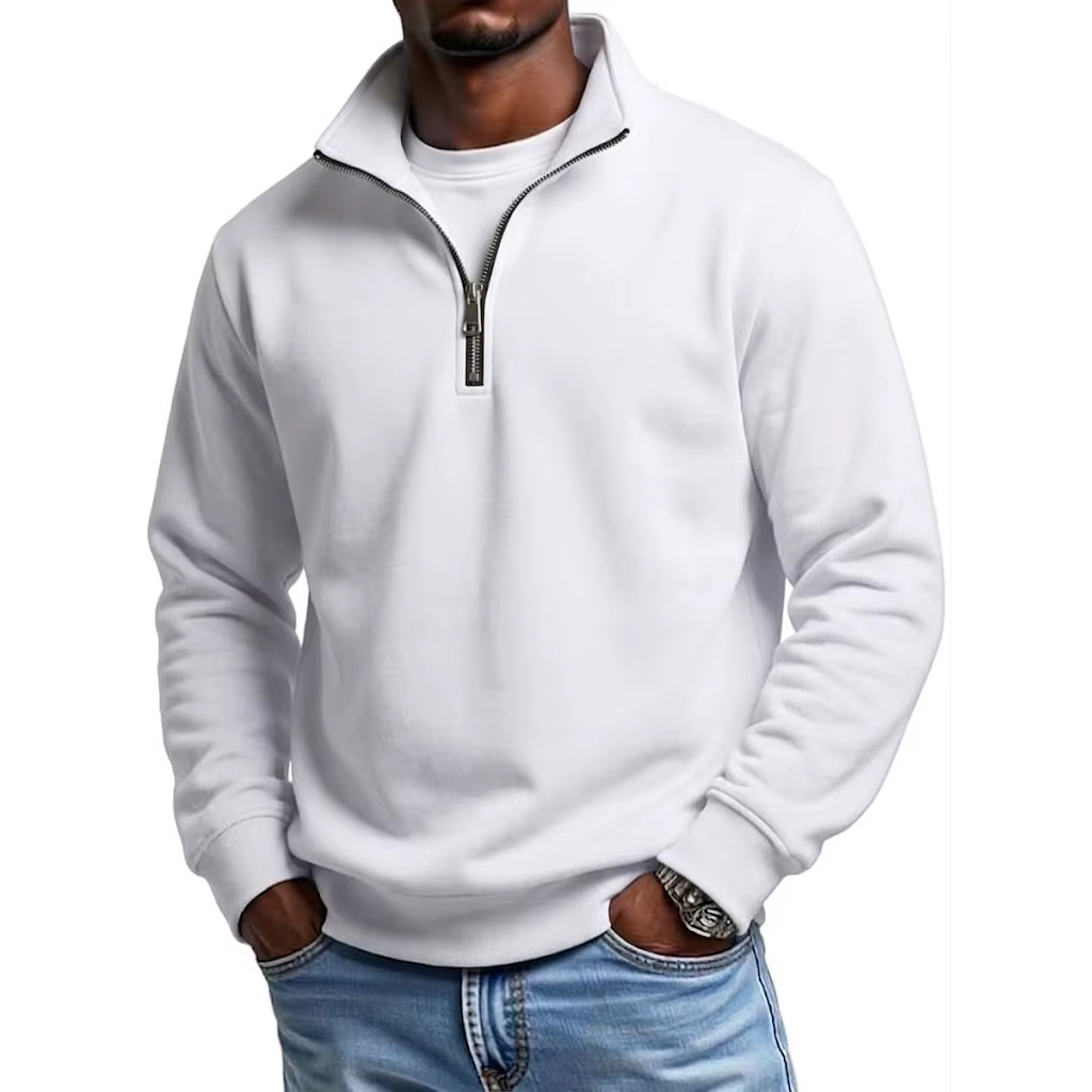 Sweat-shirt à fermeture éclair pour homme