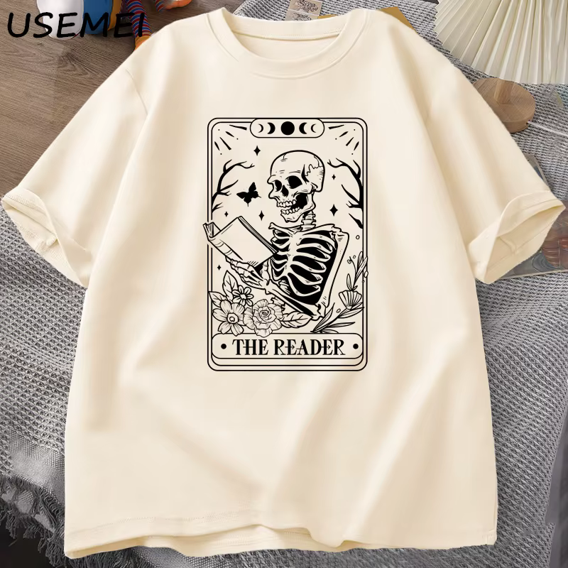 T-shirt en coton unisexe pour les amoureux des livres