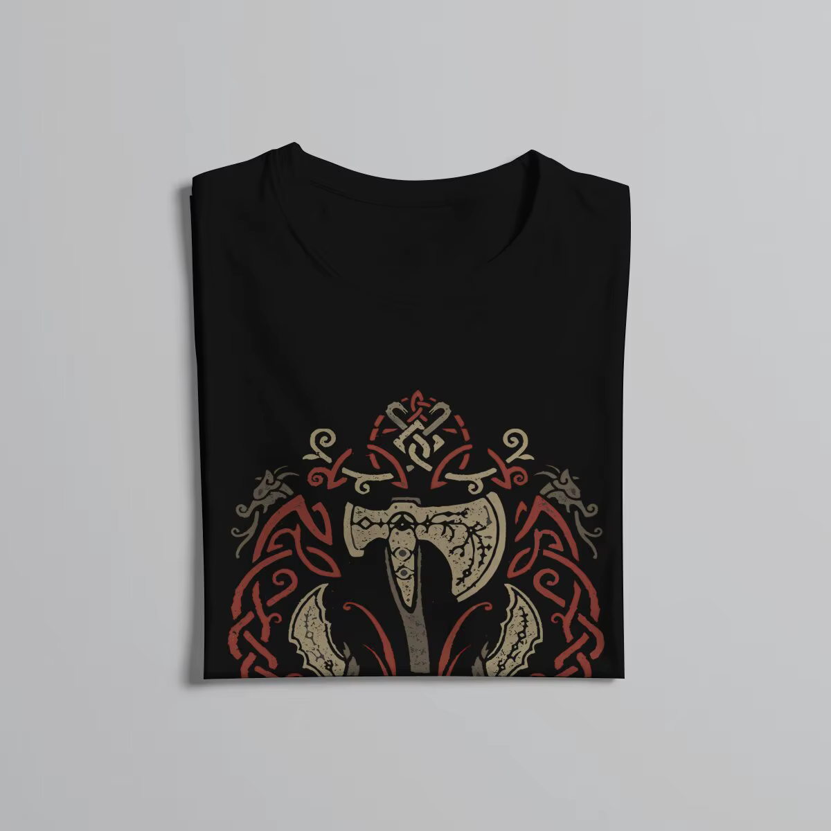 Ragnarok icône avec Kratos et Atreus t-shirt décontracté dieu de la guerre