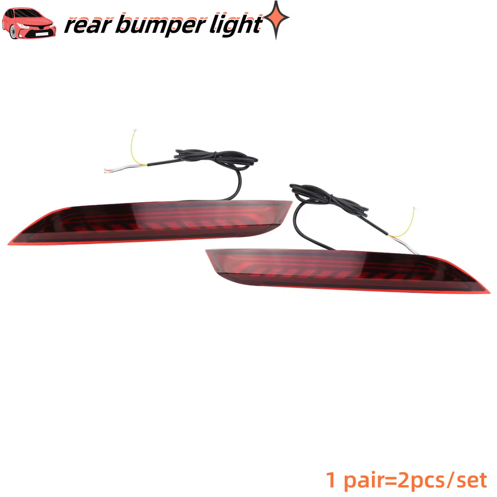 Feux de pare-chocs arrière pour Volkswagen, feu antibrouillard arrière, feu stop, clignotant, fonction 3 en 1, VW Polo 2014, 2015, 2016, 2017, 2018