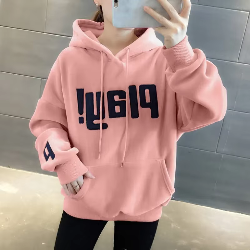Sweats à capuche à manches longues PVD pour femmes