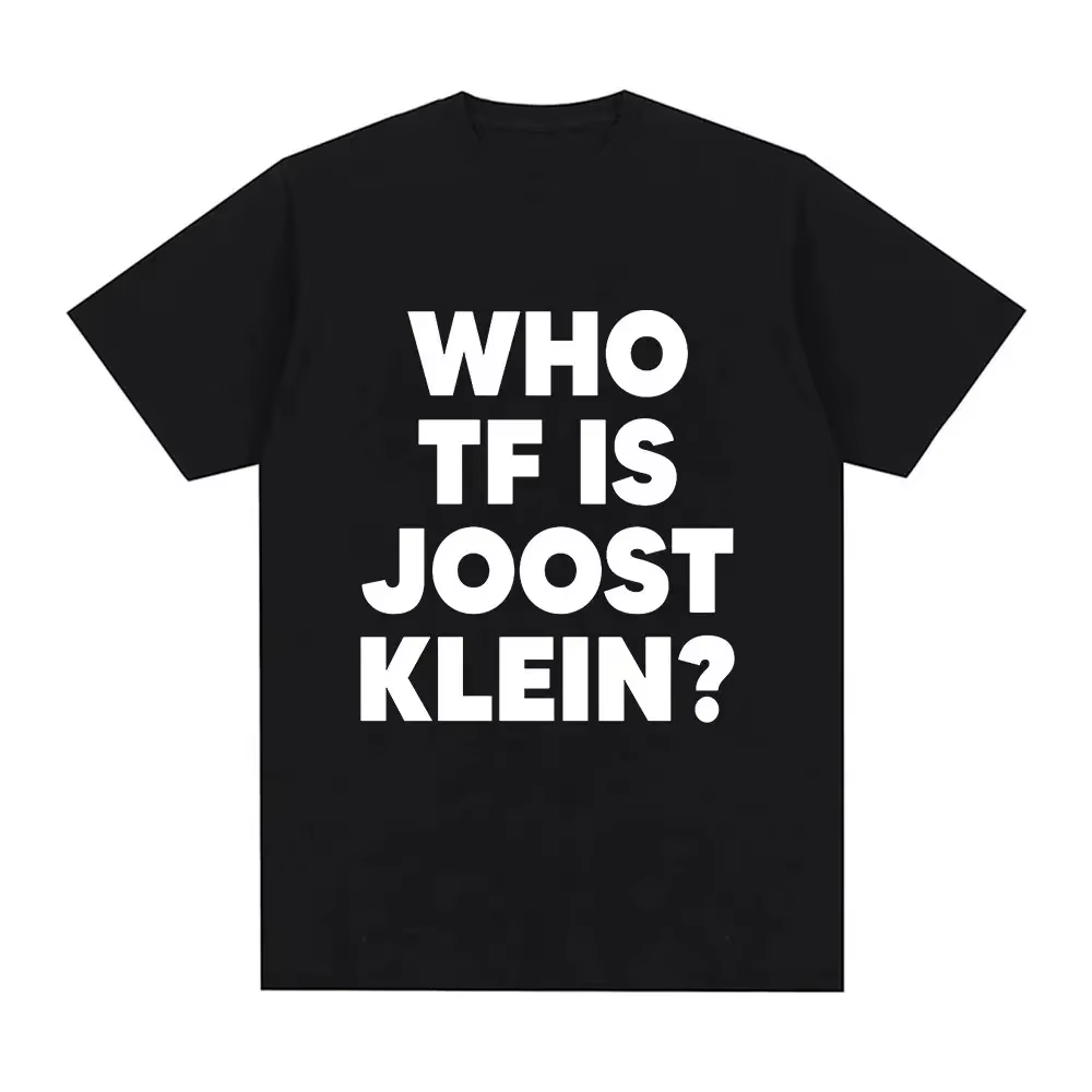 T-shirt tendance et amusant pour femme 2026 – Qui est Joost Klein ? – Haut créatif et stylé