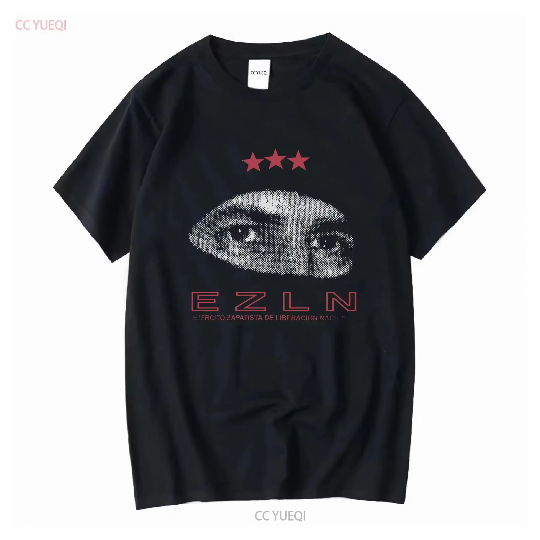 Nouveau Rare EZLN Himno Zapatista mexicains sans Latinos Comandante Marcos Emiliano Zapata rétro t-shirt double face Style Vintage