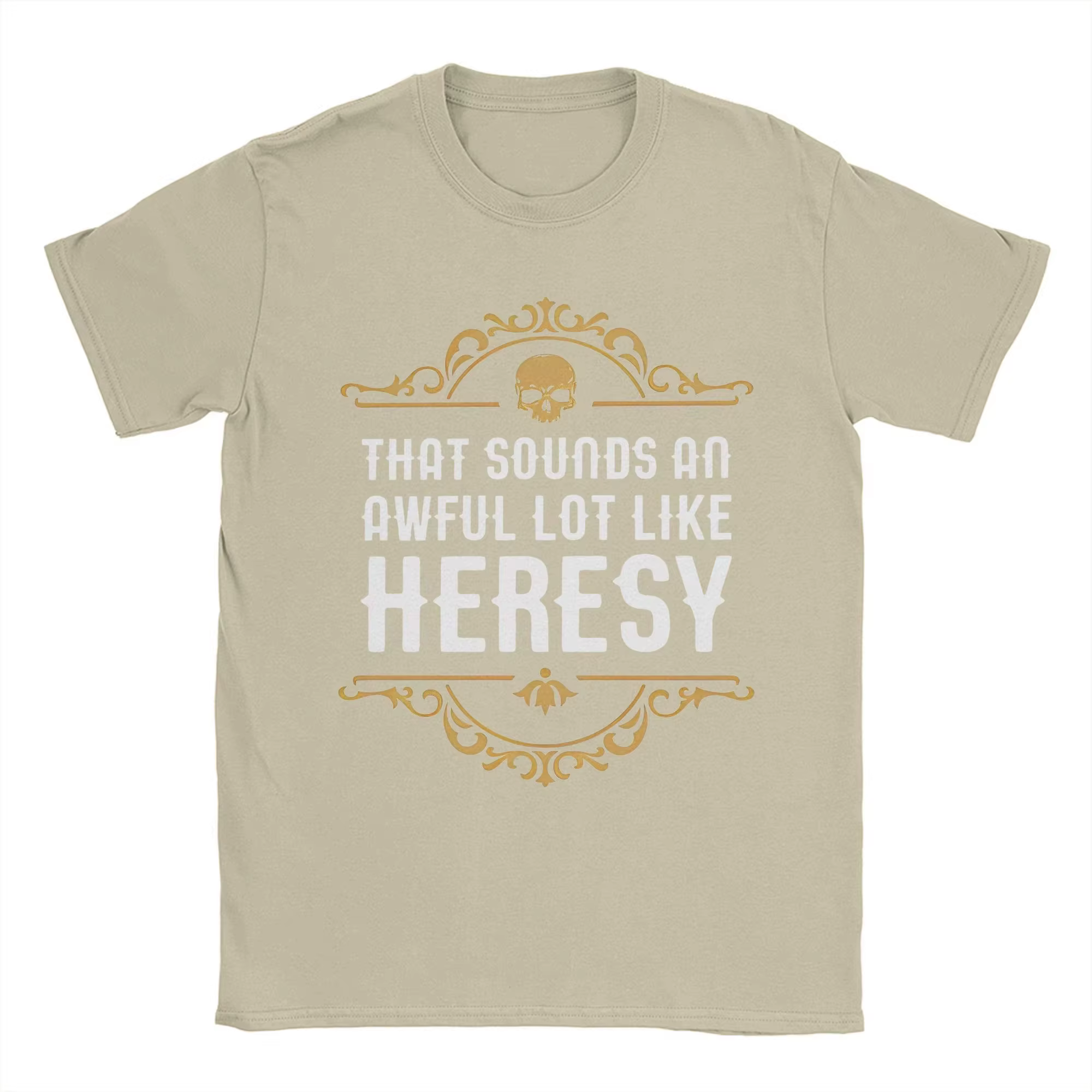 Vintage Heresy drôle Wargaming w-wahammer 40k T-Shirts femmes col rond coton