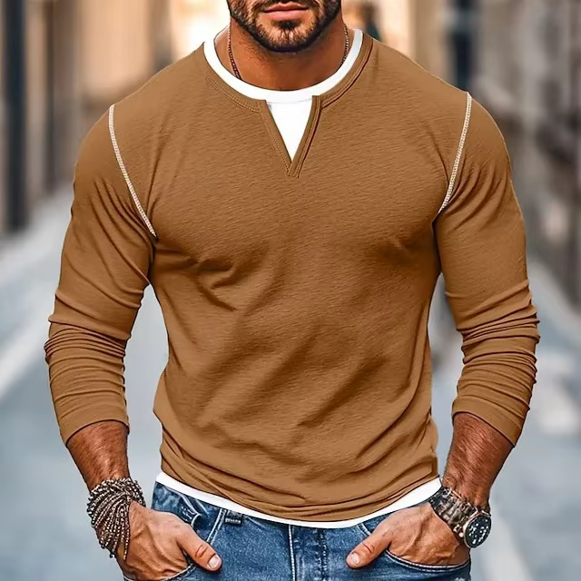 T-Shirt à manches longues pour hommes