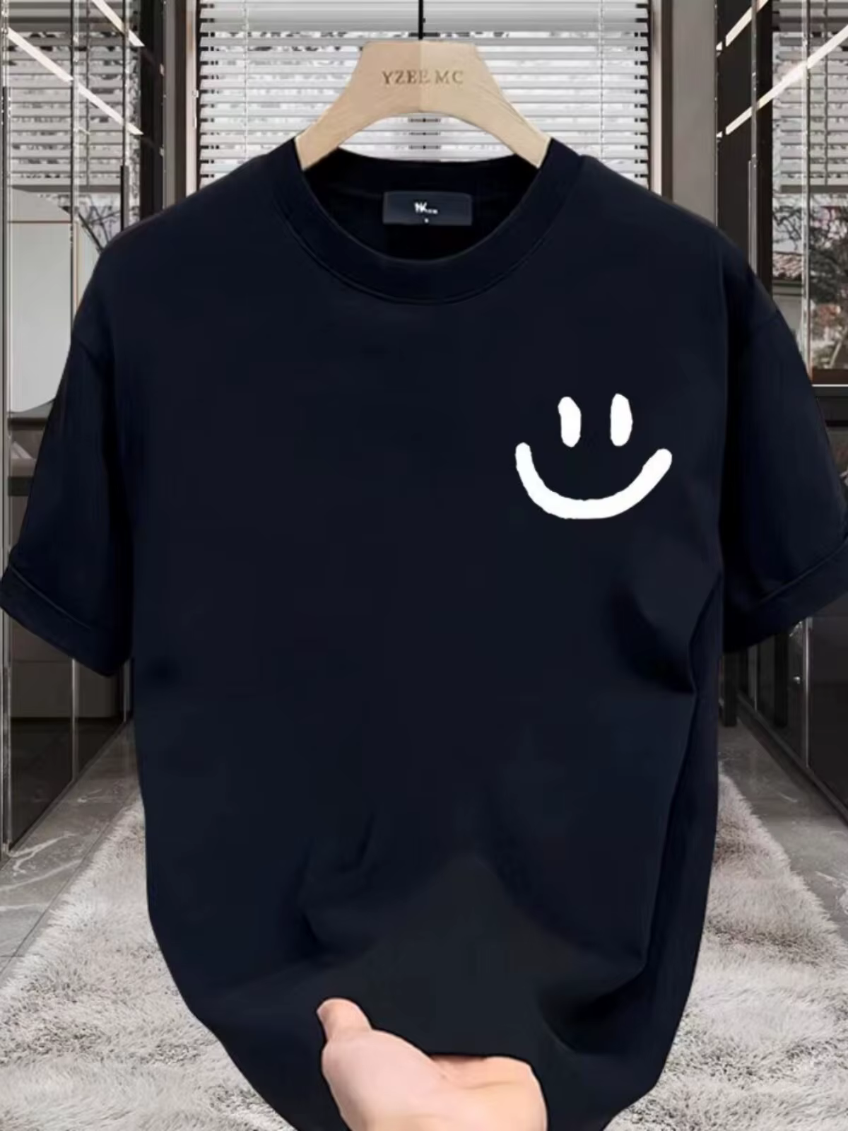 T-shirt imprimé pour homme - 100% coton
