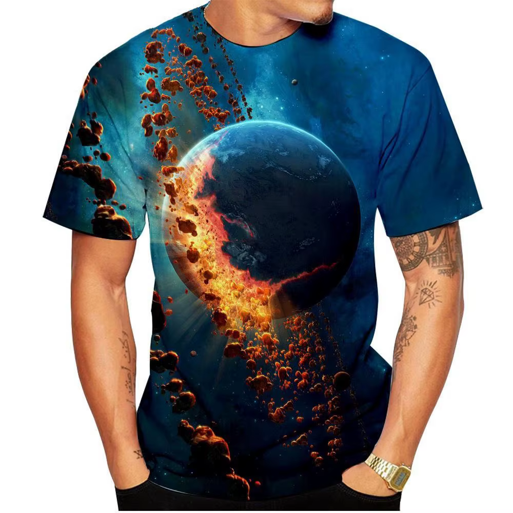 T-shirt galAct de l'espace pour hommes et femmes