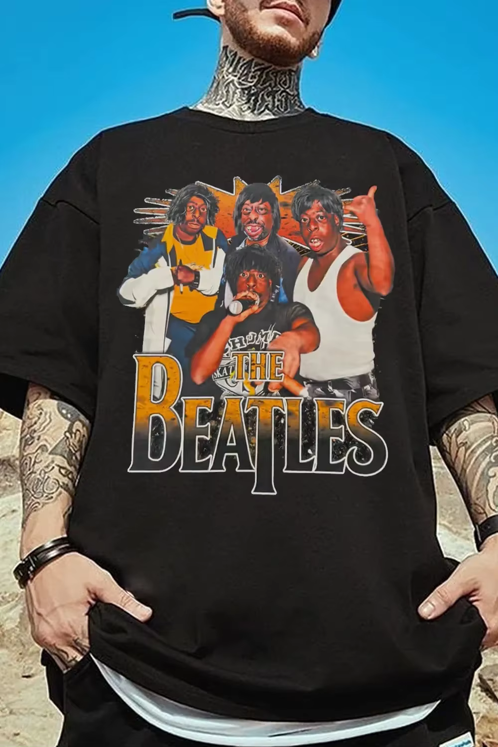 T-shirt The Beatles pour hommes et femmes